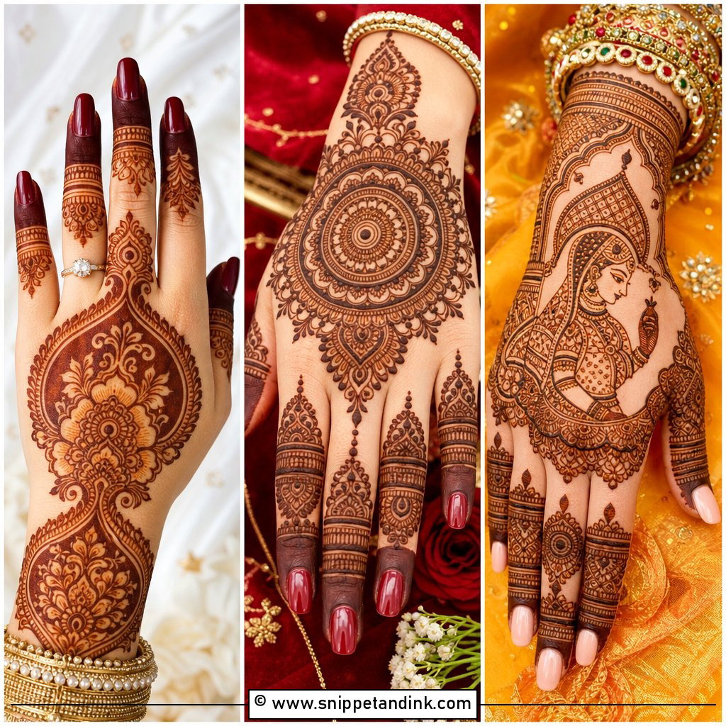 25 Mehndi Bridal Look Ideas for a Radiant Wedding Glow