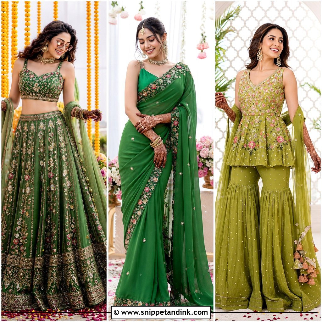 25 Mehndi Ceremony Outfit Ideas