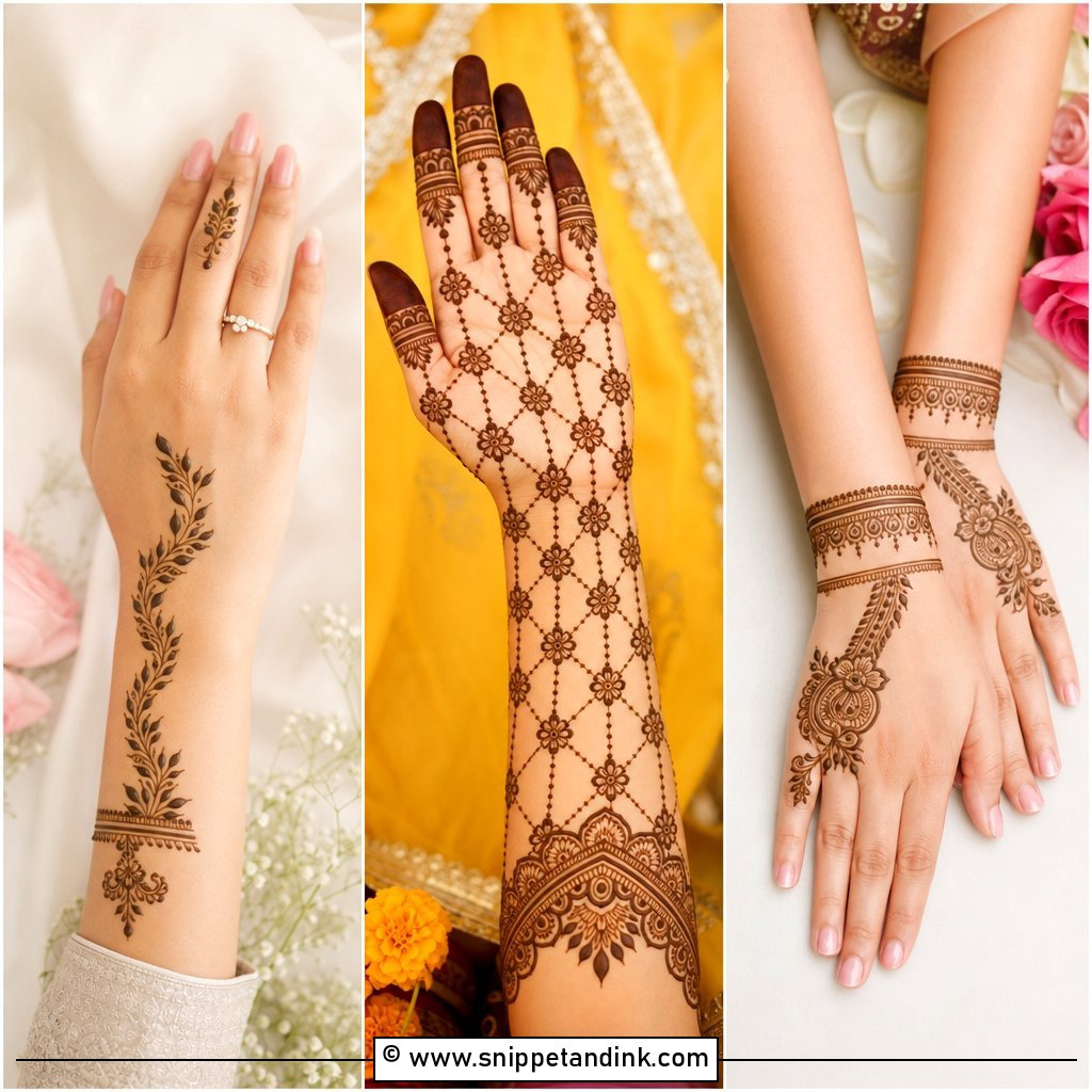 25 Mehndi Designs for Sisters Wedding Elegant Family Picks