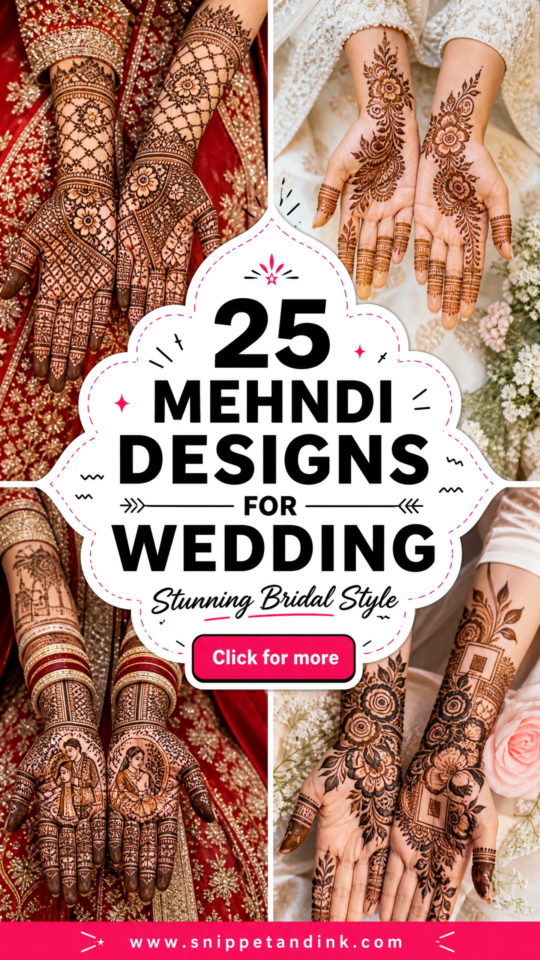 25 Mehndi Designs for Wedding Stunning Bridal and Guest Ideas - 25 Mehndi Designs for Wedding: Stunning Bridal and Guest Ideas