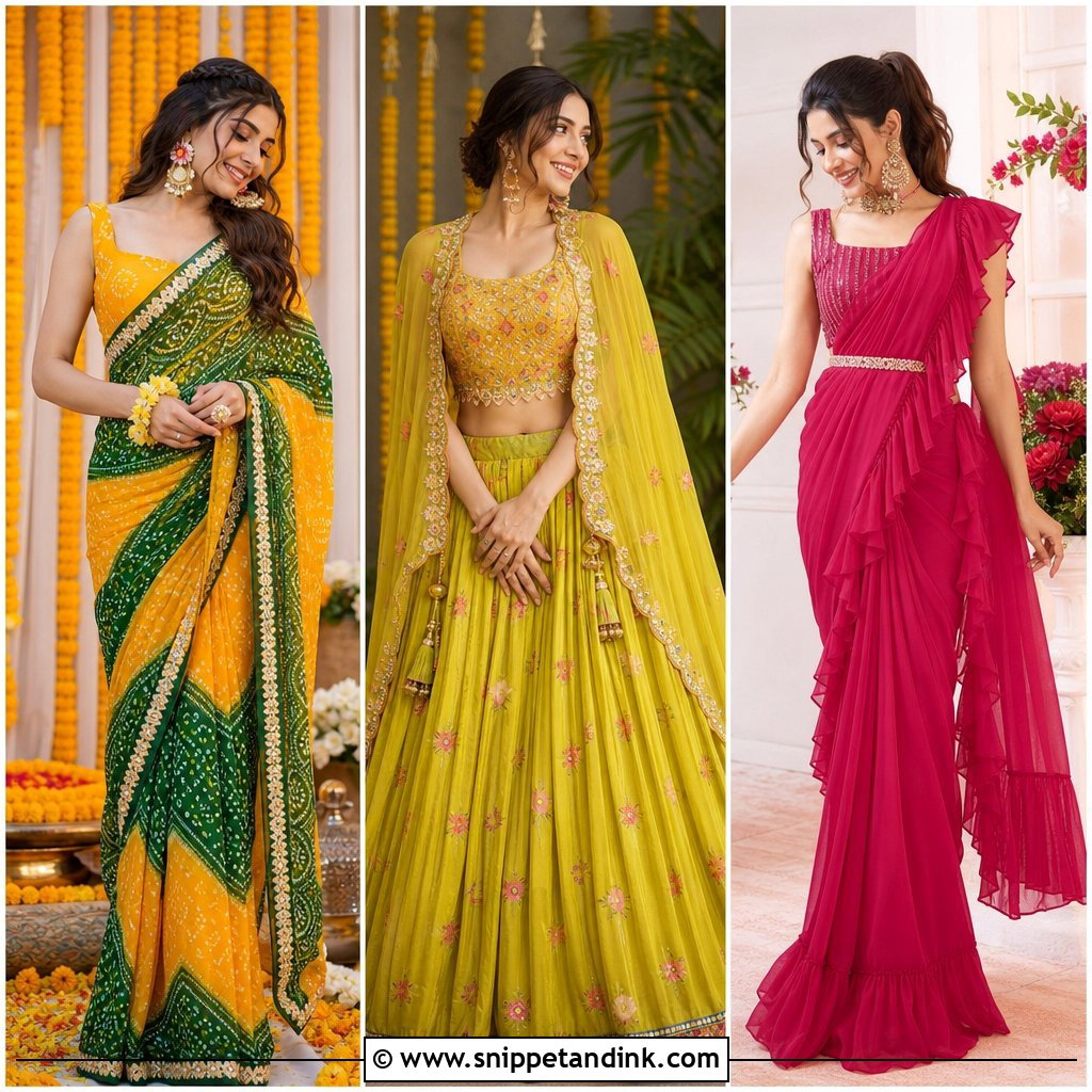 25 Mehndi Function Dress Ideas: Festive Styles for Every Guest