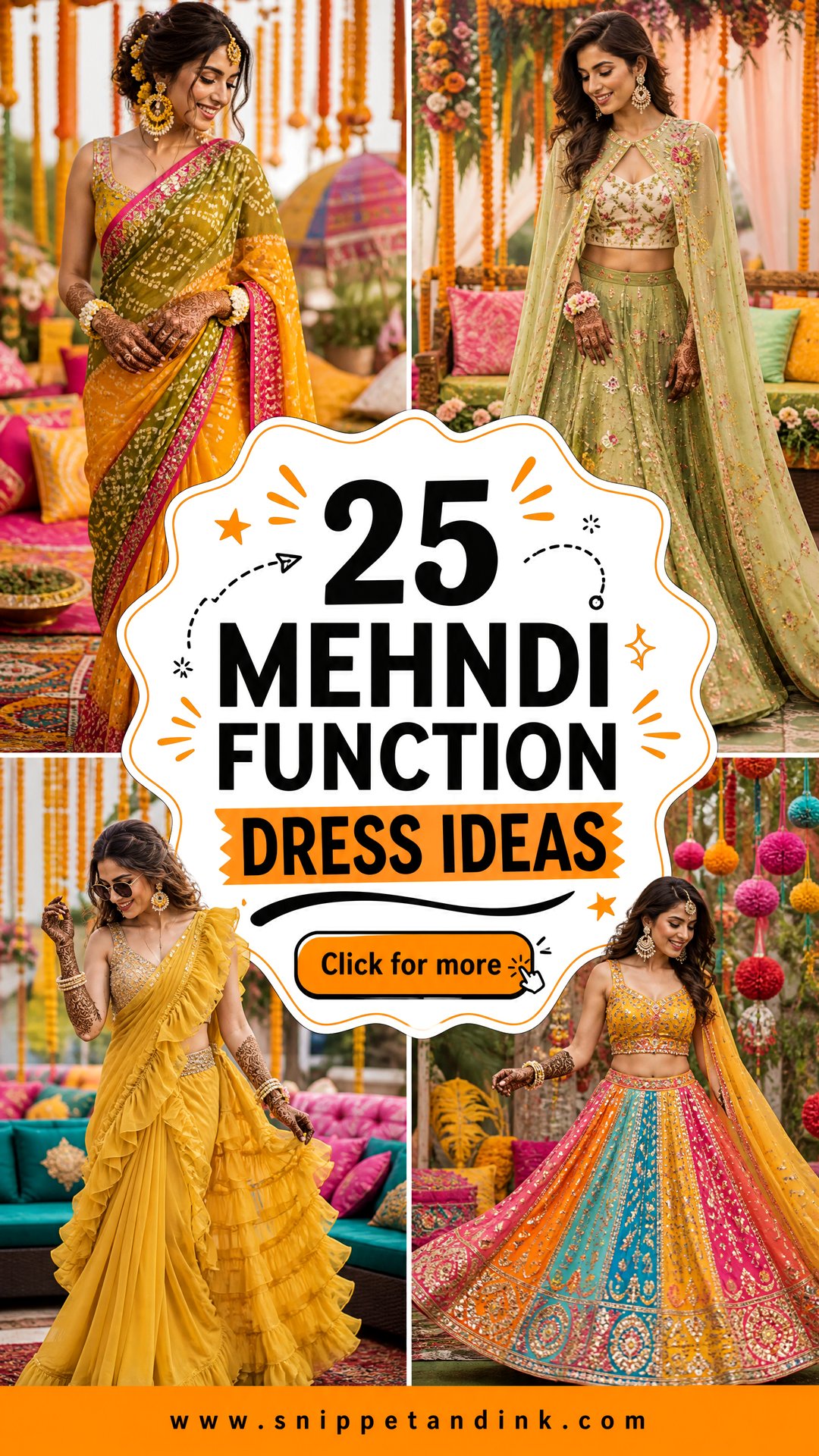 25 Mehndi Function Dress Ideas Festive Styles for Every Guest - 25 Mehndi Function Dress Ideas: Festive Styles for Every Guest