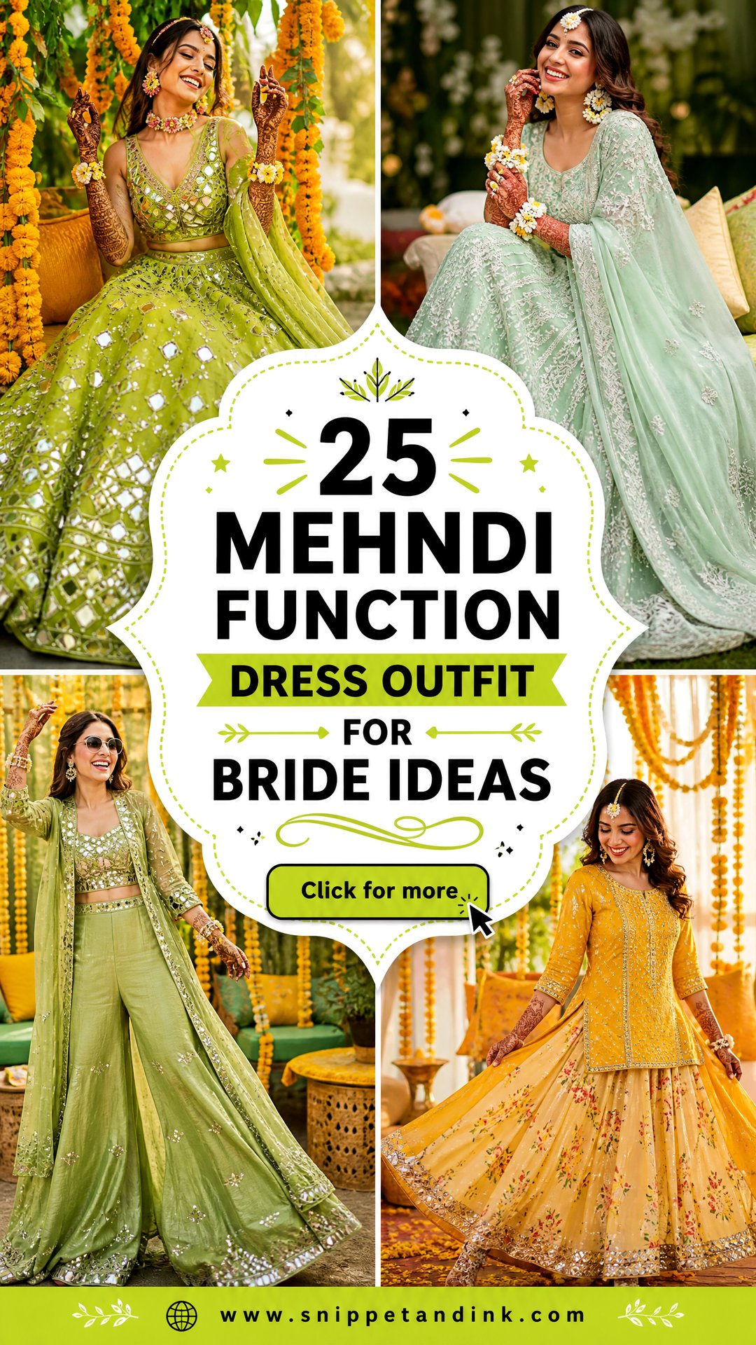 25 Mehndi Function Dress Outfit for Bride Ideas Radiant Looks - 25 Mehndi Function Dress Outfit for Bride Ideas: Radiant Looks