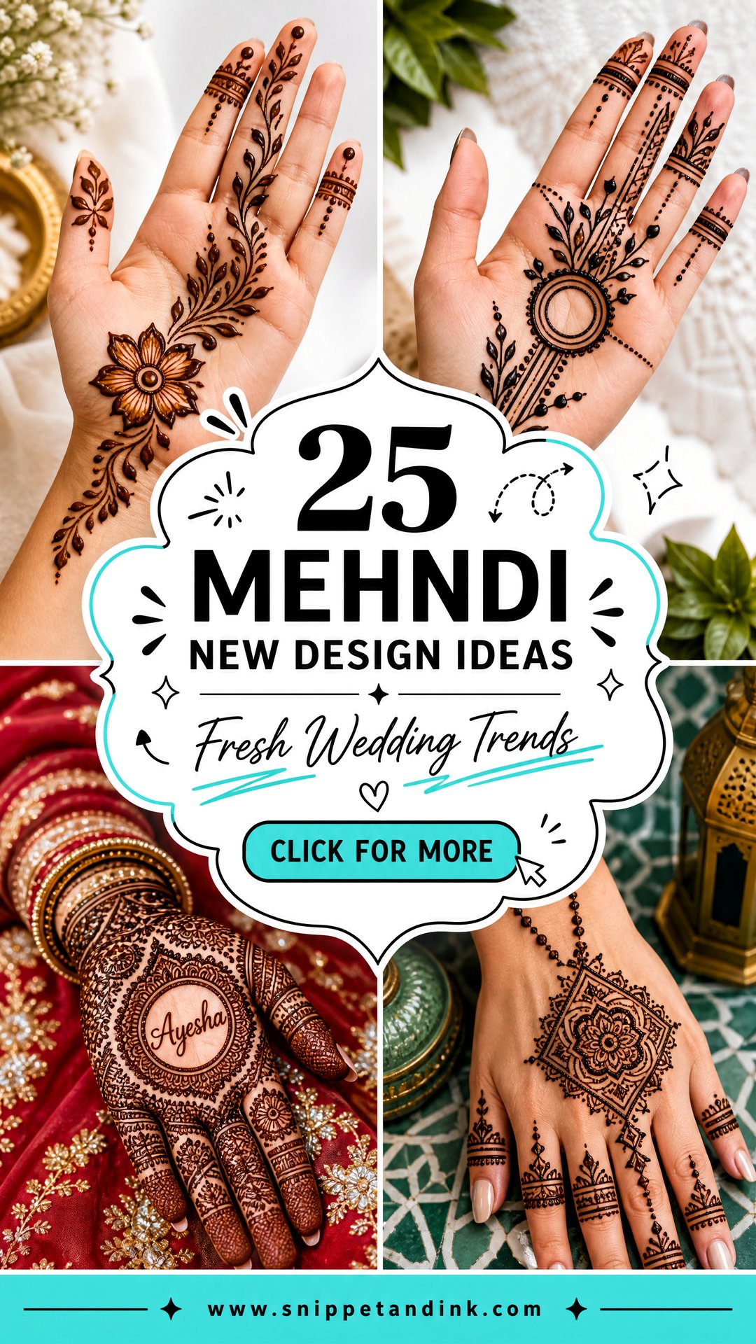 25 Mehndi New Design Ideas Fresh Trends for Wedding Season - 25 Mehndi New Design Ideas: Fresh Trends for Wedding Season