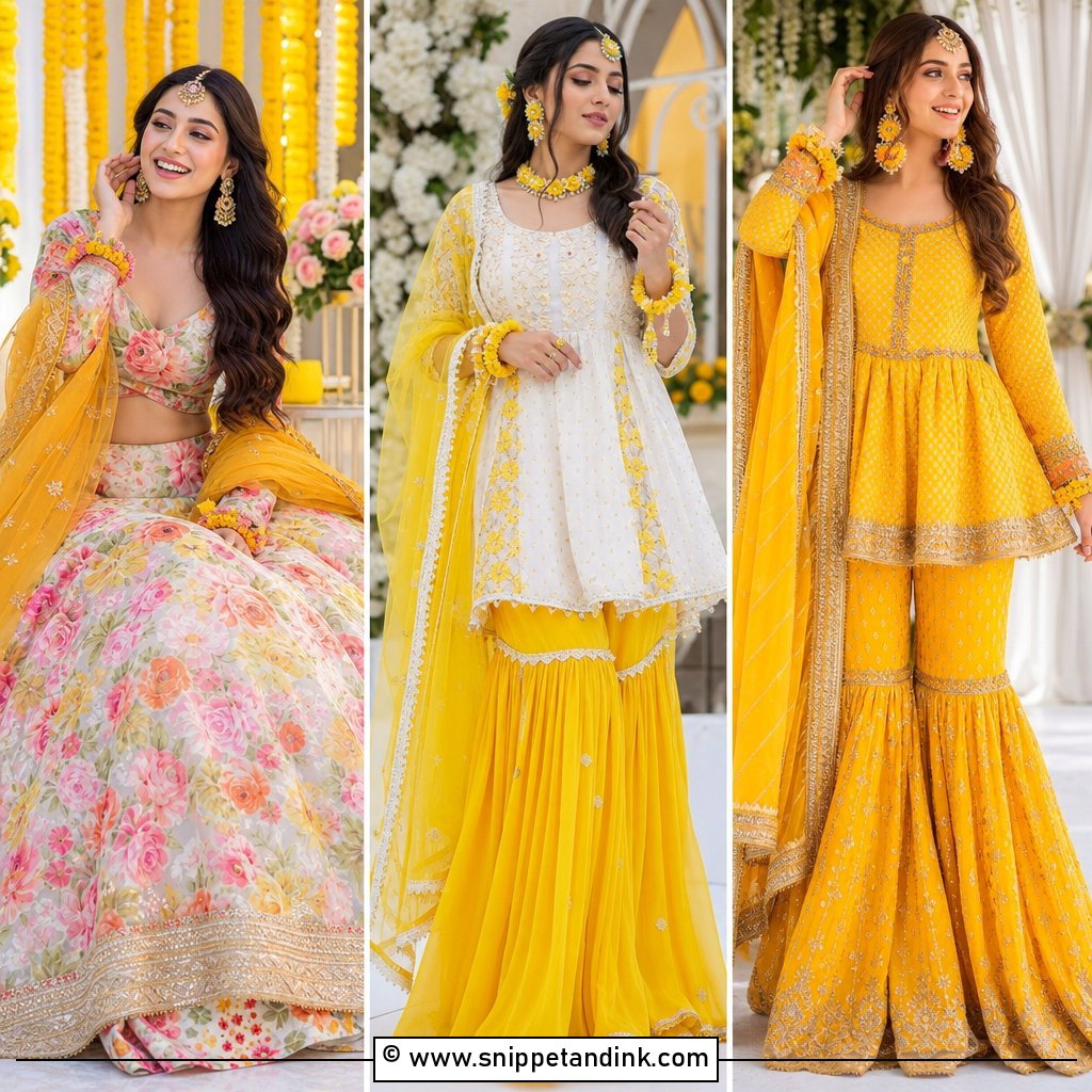 25 Mehndi Outfit Ideas for Bride Festive Looks to Love