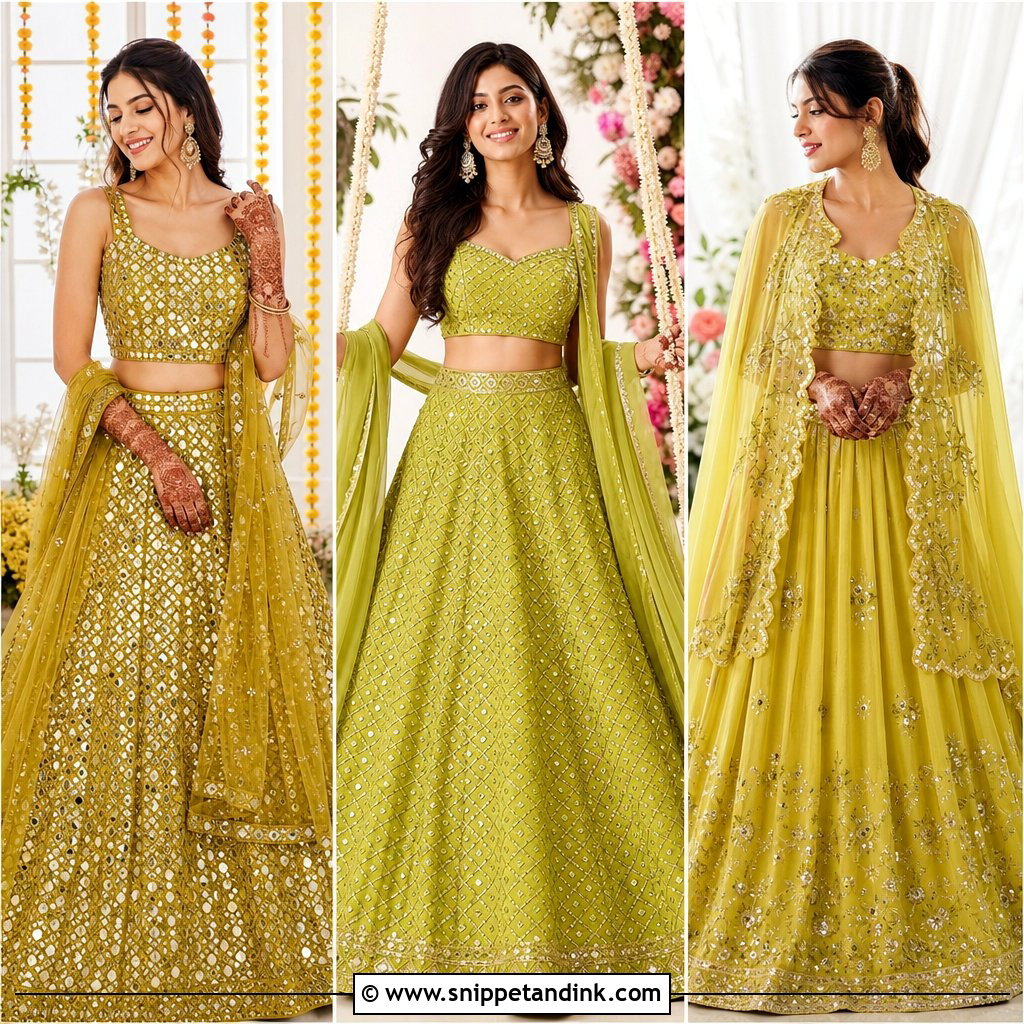 25 Mehndi Outfits for Bride