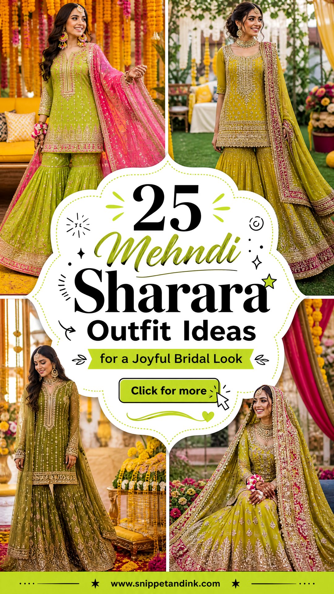 25 Mehndi Sharara Outfit Ideas for a Joyful Bridal Look - 25 Mehndi Sharara Outfit Ideas for a Joyful Bridal Look