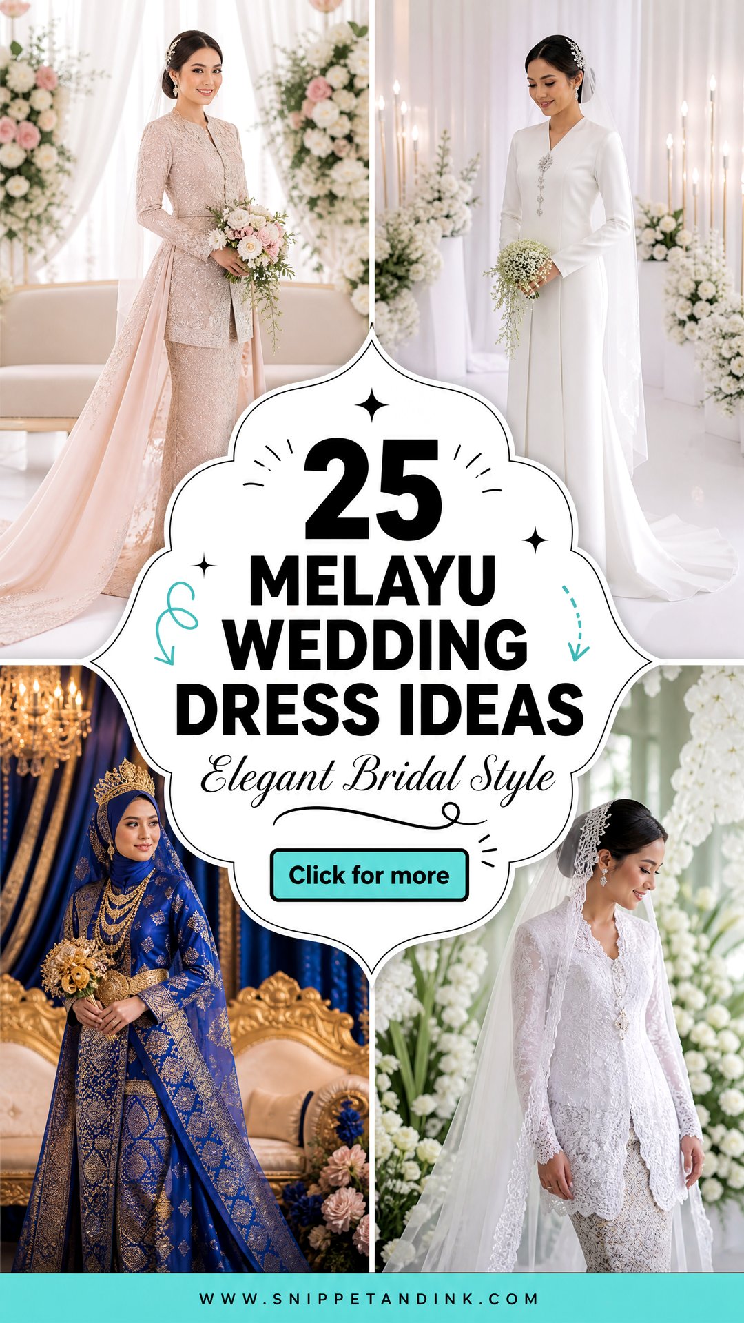 25 Melayu Wedding Dress Ideas for Elegant Bridal Style - 25 Melayu Wedding Dress Ideas for Elegant Bridal Style
