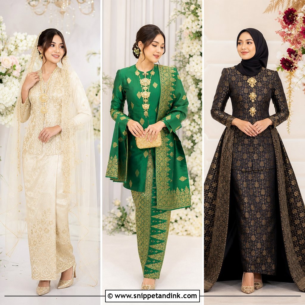 25 Melayu Wedding Dress Ideas