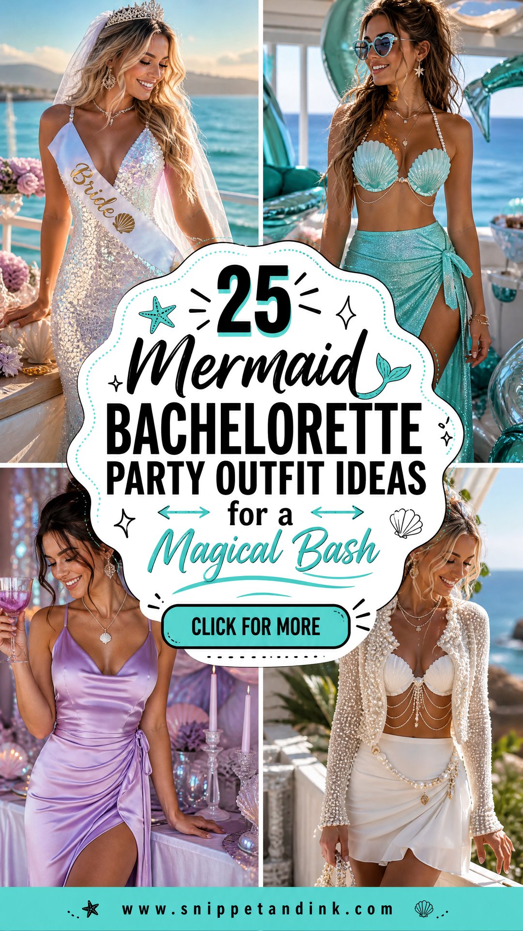25 Mermaid Bachelorette Party Outfit Ideas for a Magical Bash - 25 Mermaid Bachelorette Party Outfit Ideas for a Magical Bash