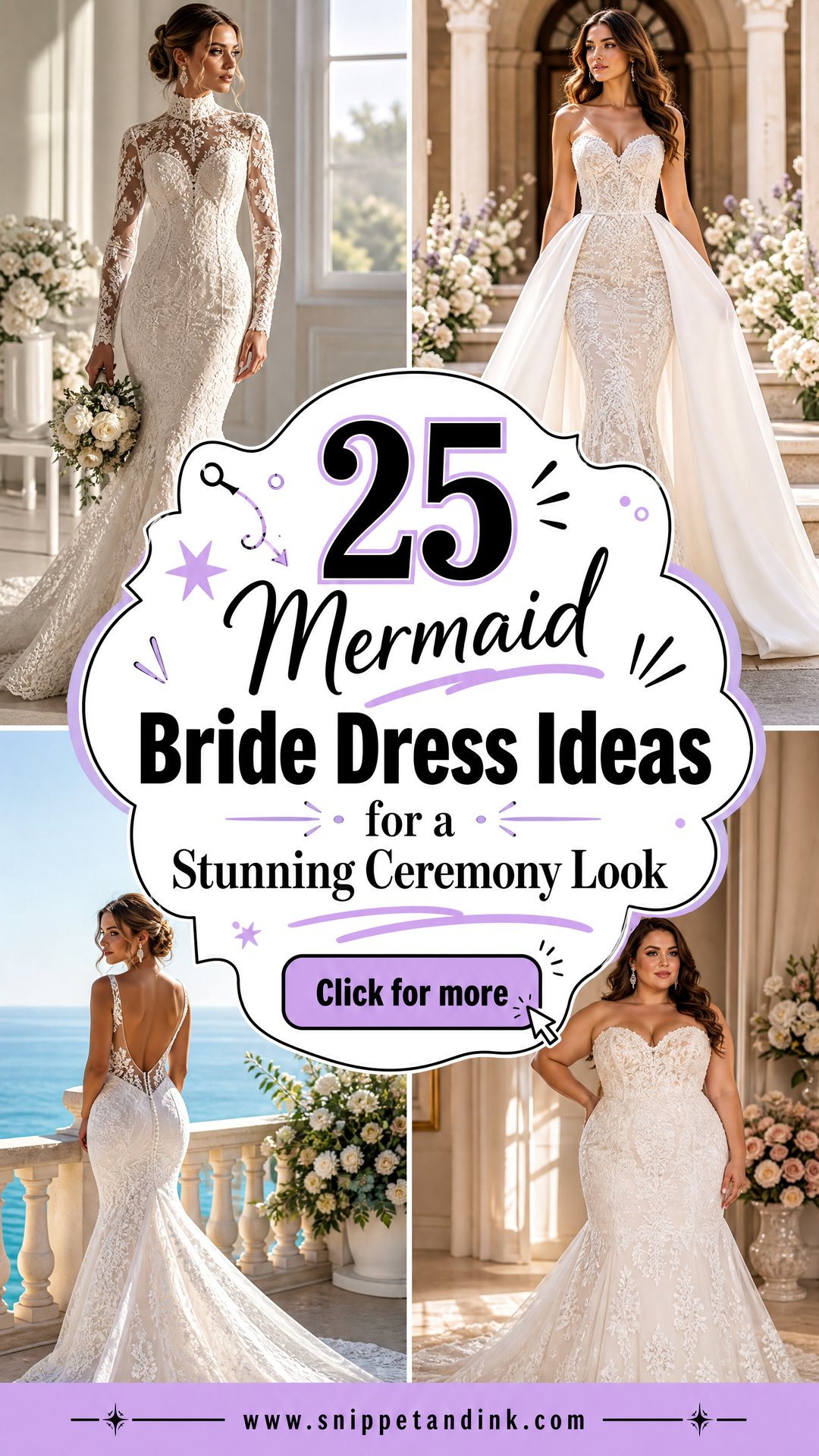 25 Mermaid Bride Dress Ideas for a Stunning Ceremony Look - 25 Mermaid Bride Dress Ideas for a Stunning Ceremony Look