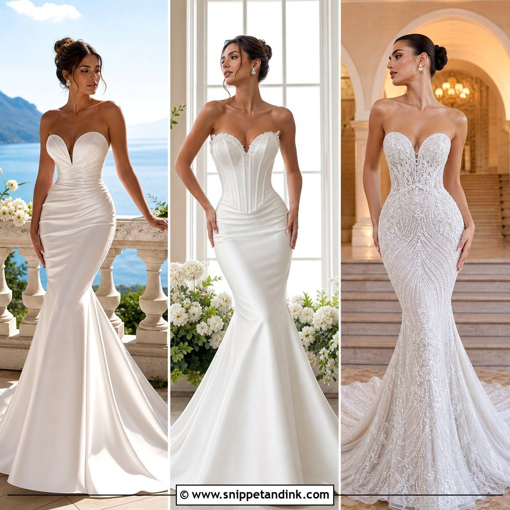 25 Mermaid Style Wedding Dresses