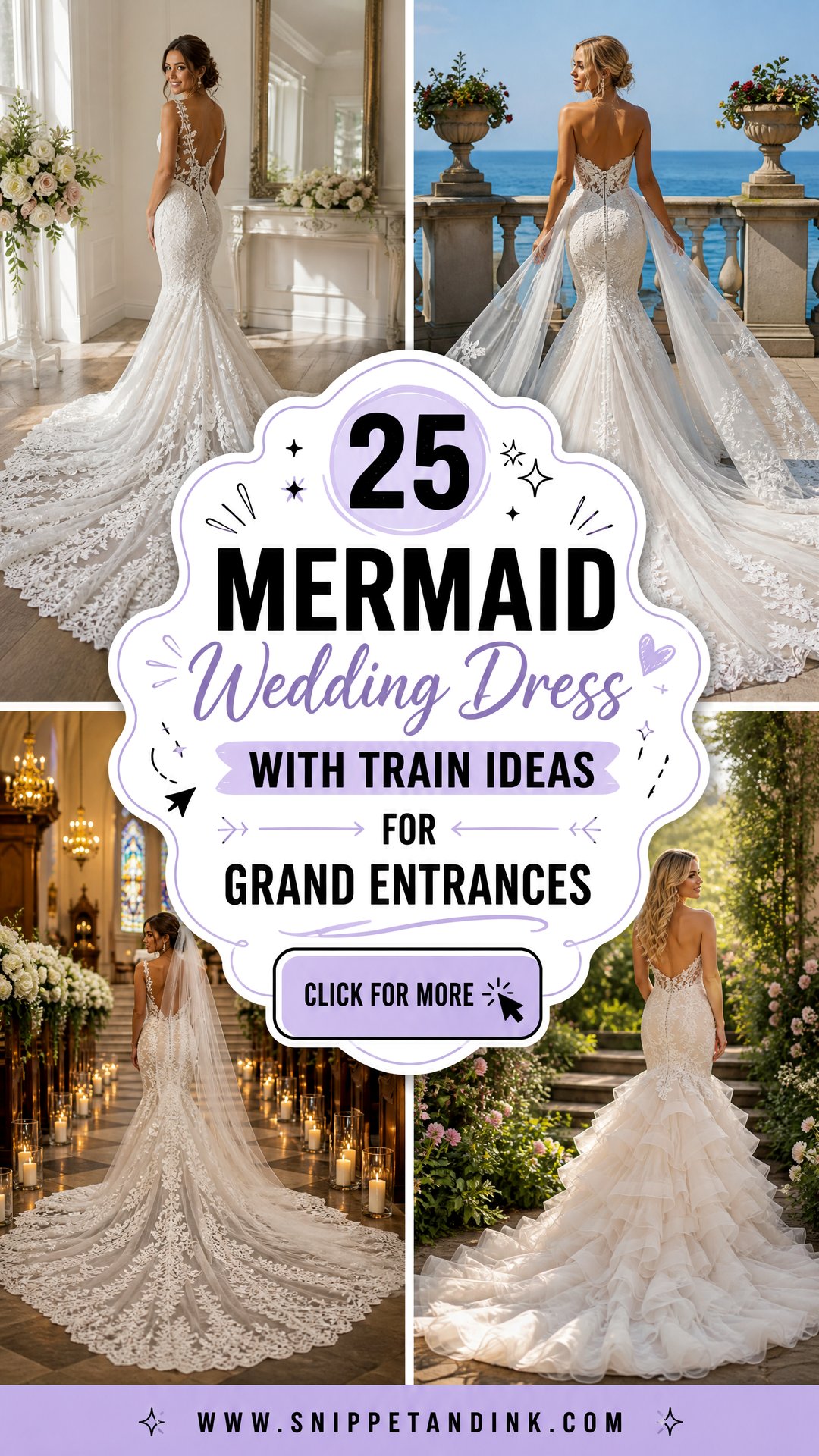 25 Mermaid Wedding Dress with Train Ideas for Grand Entrances - 25 Mermaid Wedding Dress with Train Ideas for Grand Entrances