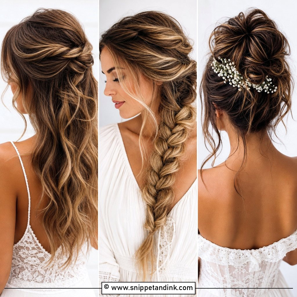 25 Messy Bride Hairstyles for Romantic Effortless Beauty
