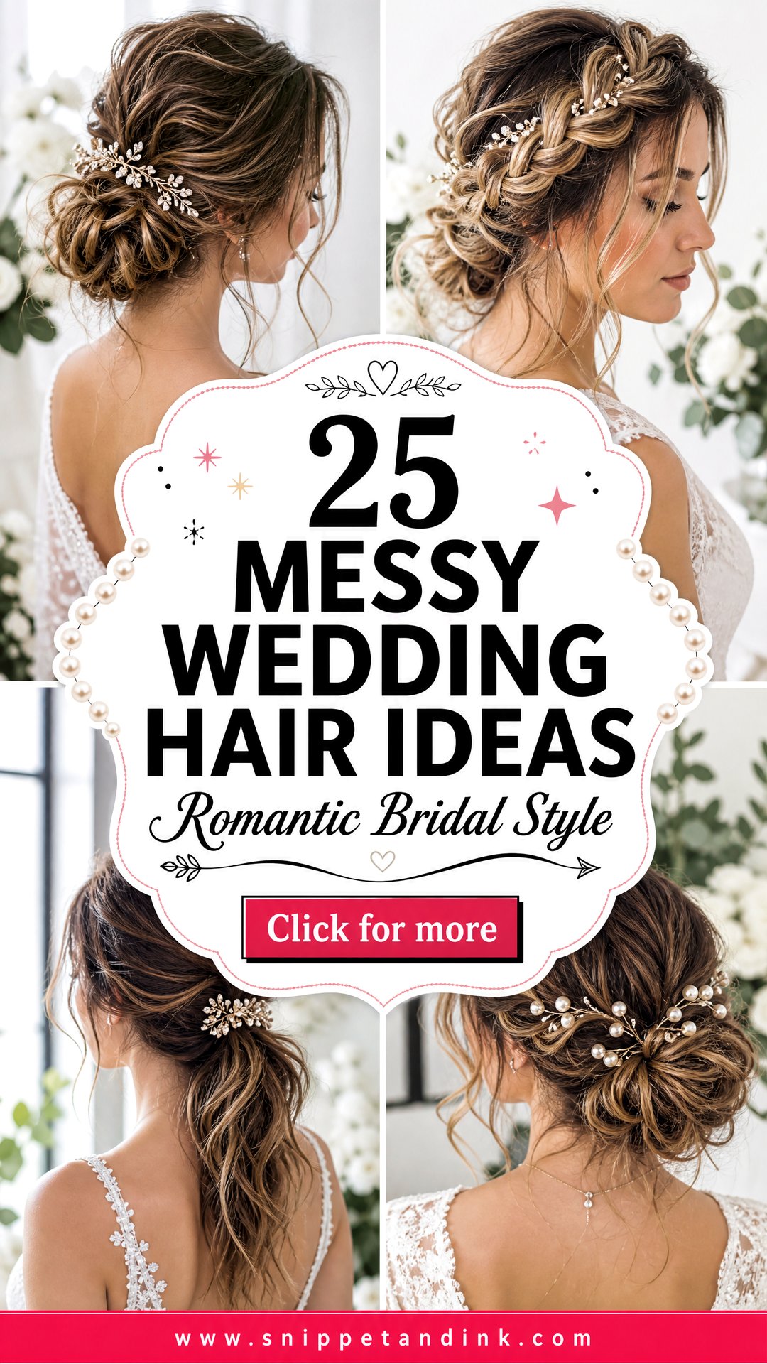 25 Messy Wedding Hair Ideas for Romantic Bridal Style Today - 25 Messy Wedding Hair Ideas for Romantic Bridal Style Today