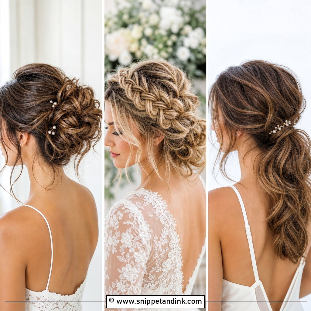 25 Messy Wedding Hair Ideas for Romantic Bridal Style Today