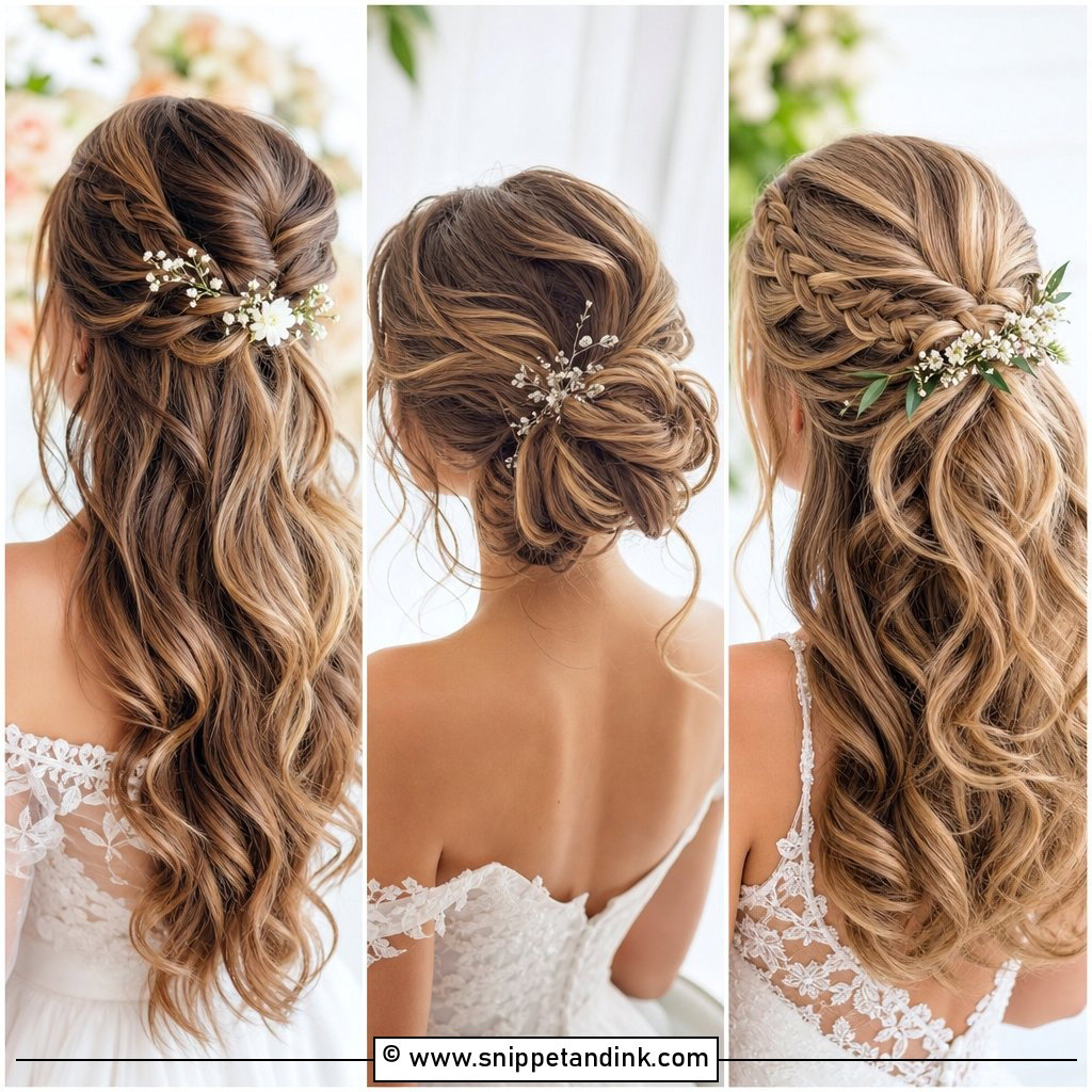 25 Mid Length Bridal Hair Ideas for Stylish Wedding Looks