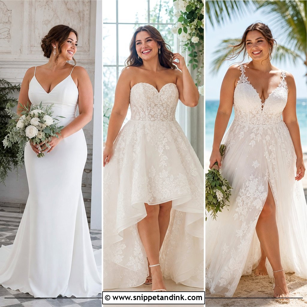 25 Mid Size Bride Ideas for Confident Wedding-Day Style