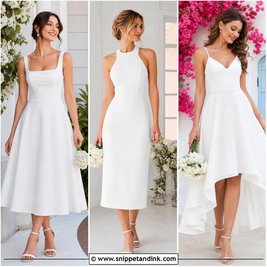 25 Midi Wedding Dress Tea Length Ideas for Timeless Brides