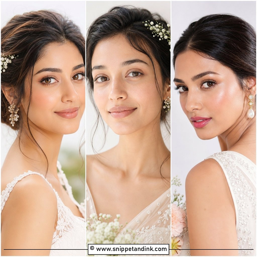 25 Minimal Wedding Makeup Ideas for a Fresh Bridal Glow