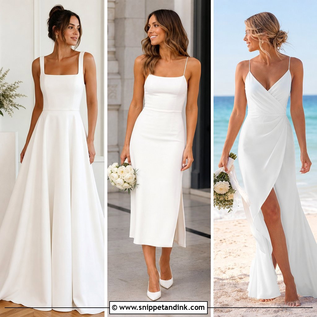25 Minimalist Wedding Dress Ideas