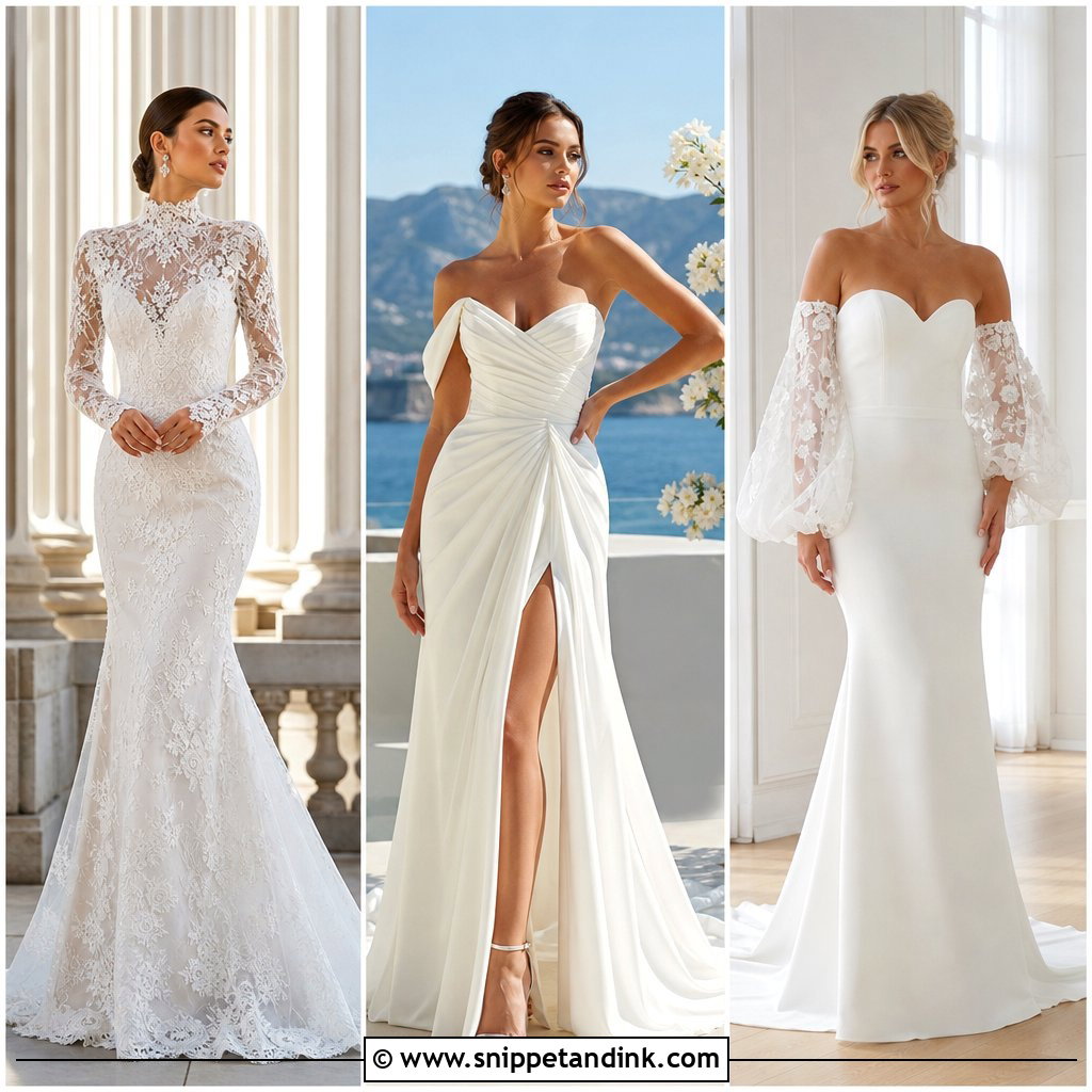 25 Modern Elegant Wedding Dress Ideas for Sophisticated Brides