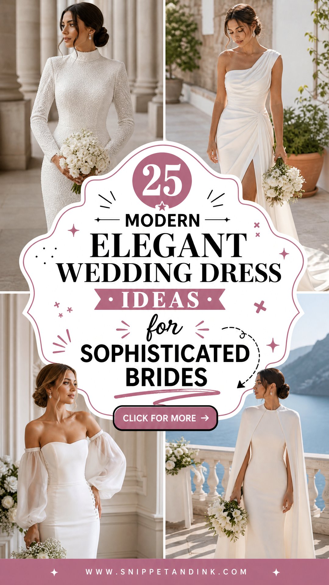 25 Modern Elegant Wedding Dress Ideas for Sophisticated Brides - 25 Modern Elegant Wedding Dress Ideas for Sophisticated Brides