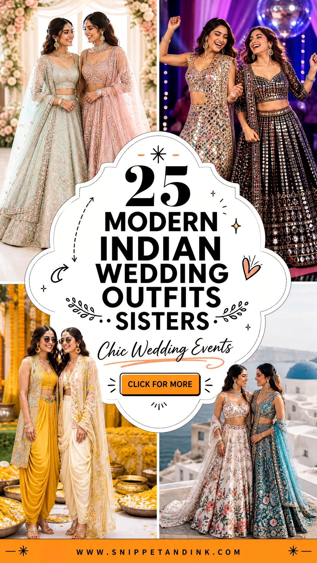 25 Modern Indian Wedding Outfits Sisters for Chic Wedding Events - 25 Modern Indian Wedding Outfits Sisters for Chic Wedding Events