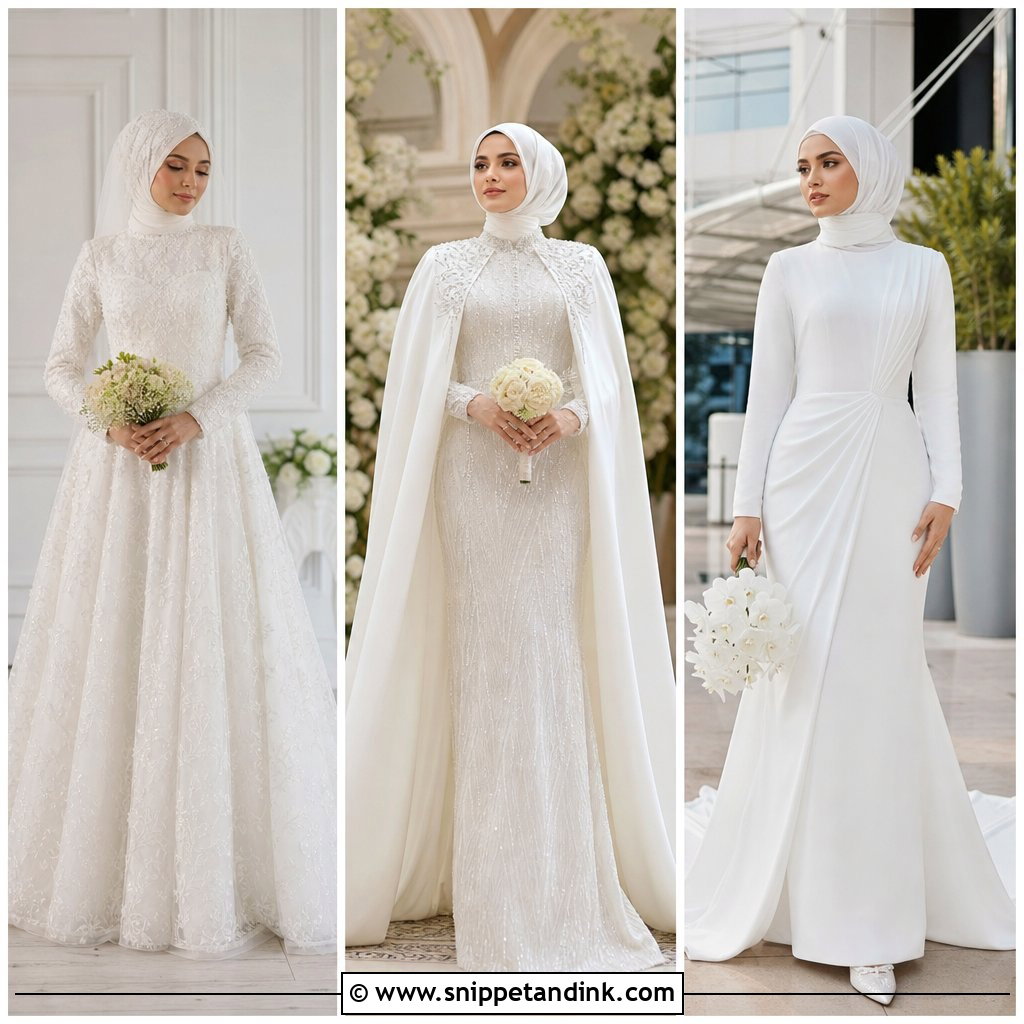 25 Modern Muslim Wedding Dresses for Today’s Elegant Bride