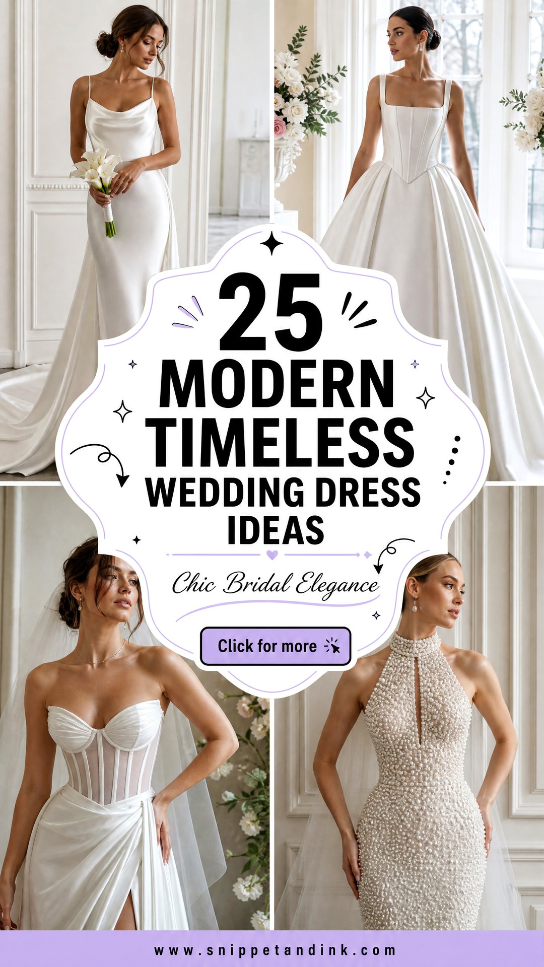 25 Modern Timeless Wedding Dress Ideas for Chic Brides - 25 Modern Timeless Wedding Dress Ideas for Chic Brides
