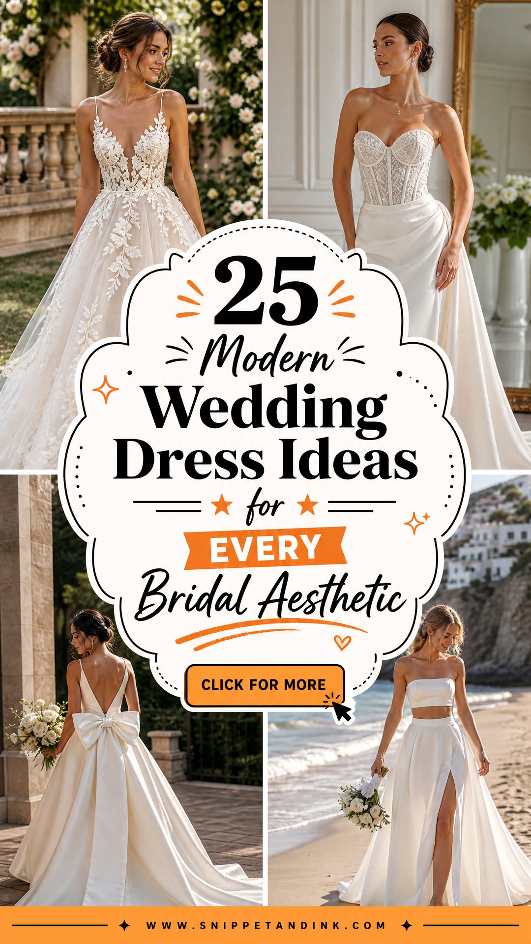 25 Modern Wedding Dress Ideas for Every Bridal Aesthetic - 25 Modern Wedding Dress Ideas for Every Bridal Aesthetic