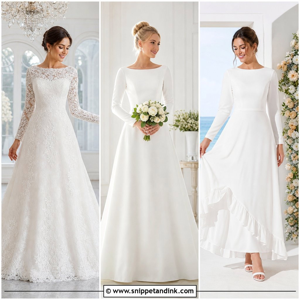 25 Modest Bridal Dresses