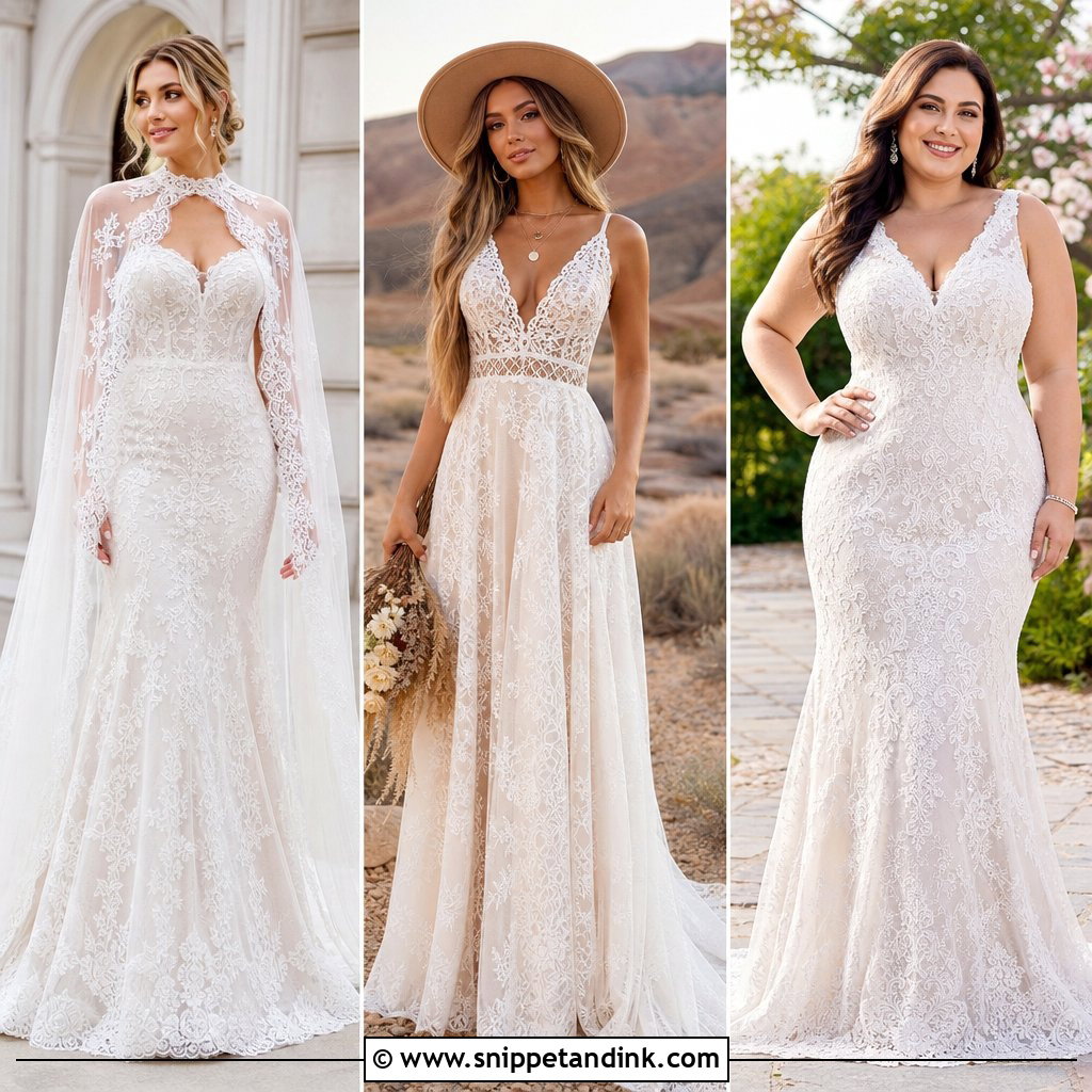 25 Modest Lace Wedding Dresses for Timeless Bridal Style