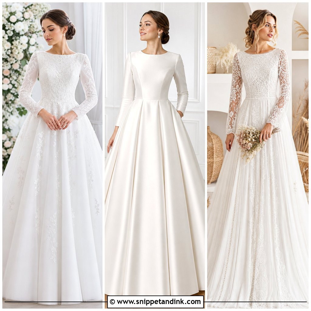 25 Modest Wedding Gowns