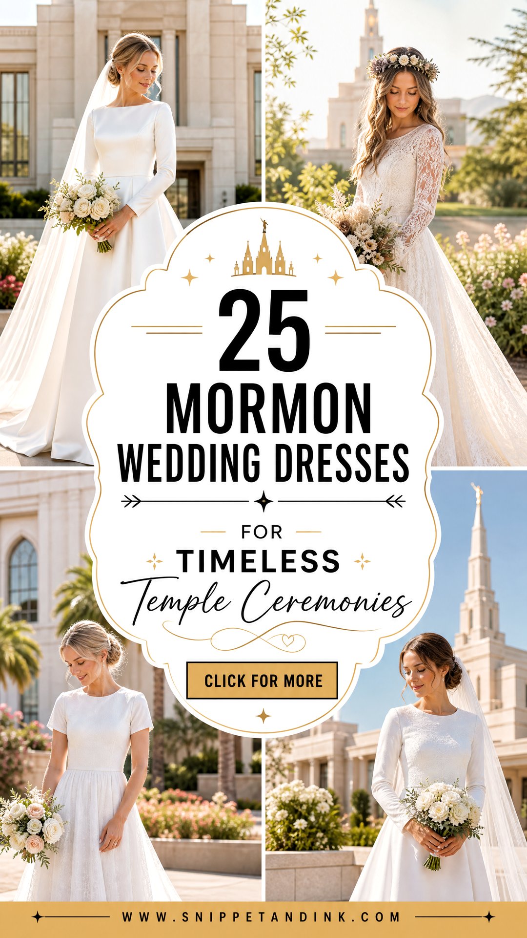 25 Mormon Wedding Dresses for Timeless Temple Ceremonies - 25 Mormon Wedding Dresses for Timeless Temple Ceremonies