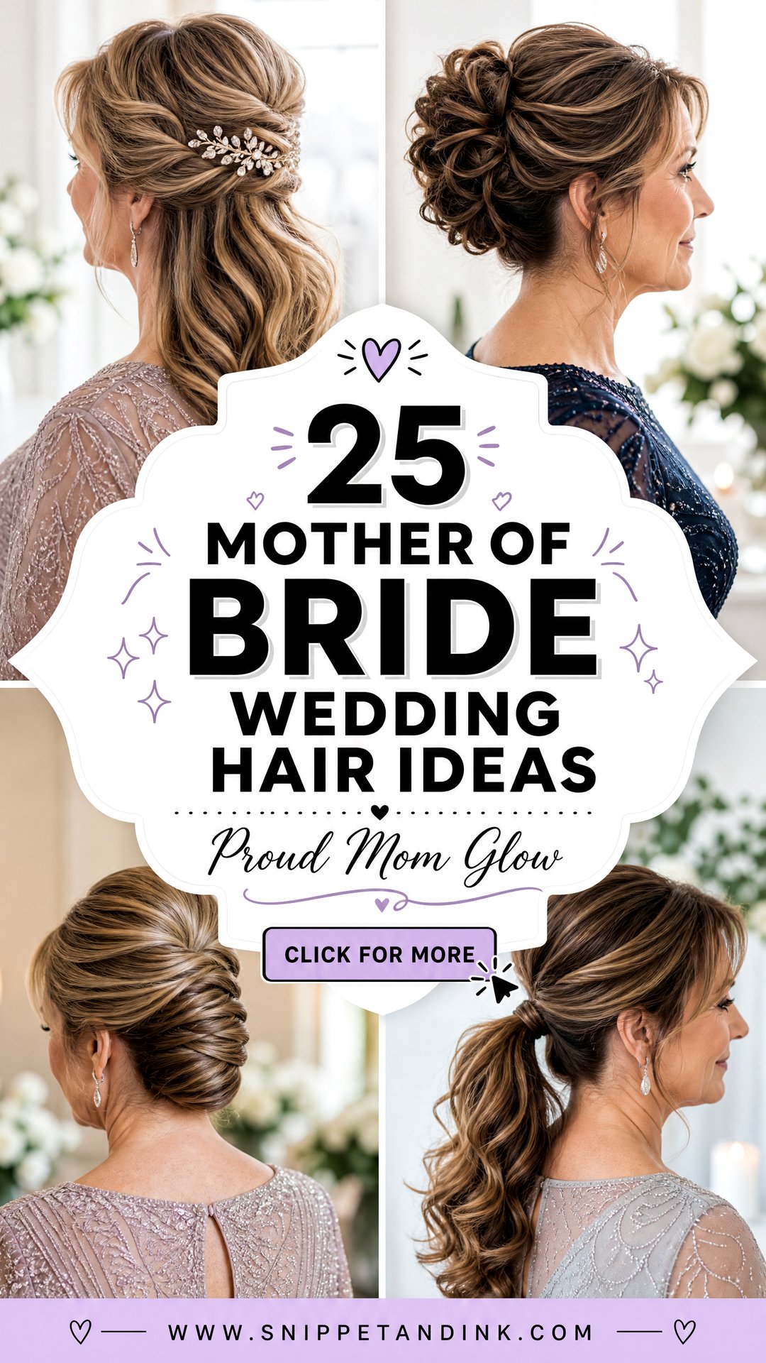 25 Mother of Bride Wedding Hair Ideas for a Proud Mom Glow - 25 Mother of Bride Wedding Hair Ideas for a Proud Mom Glow