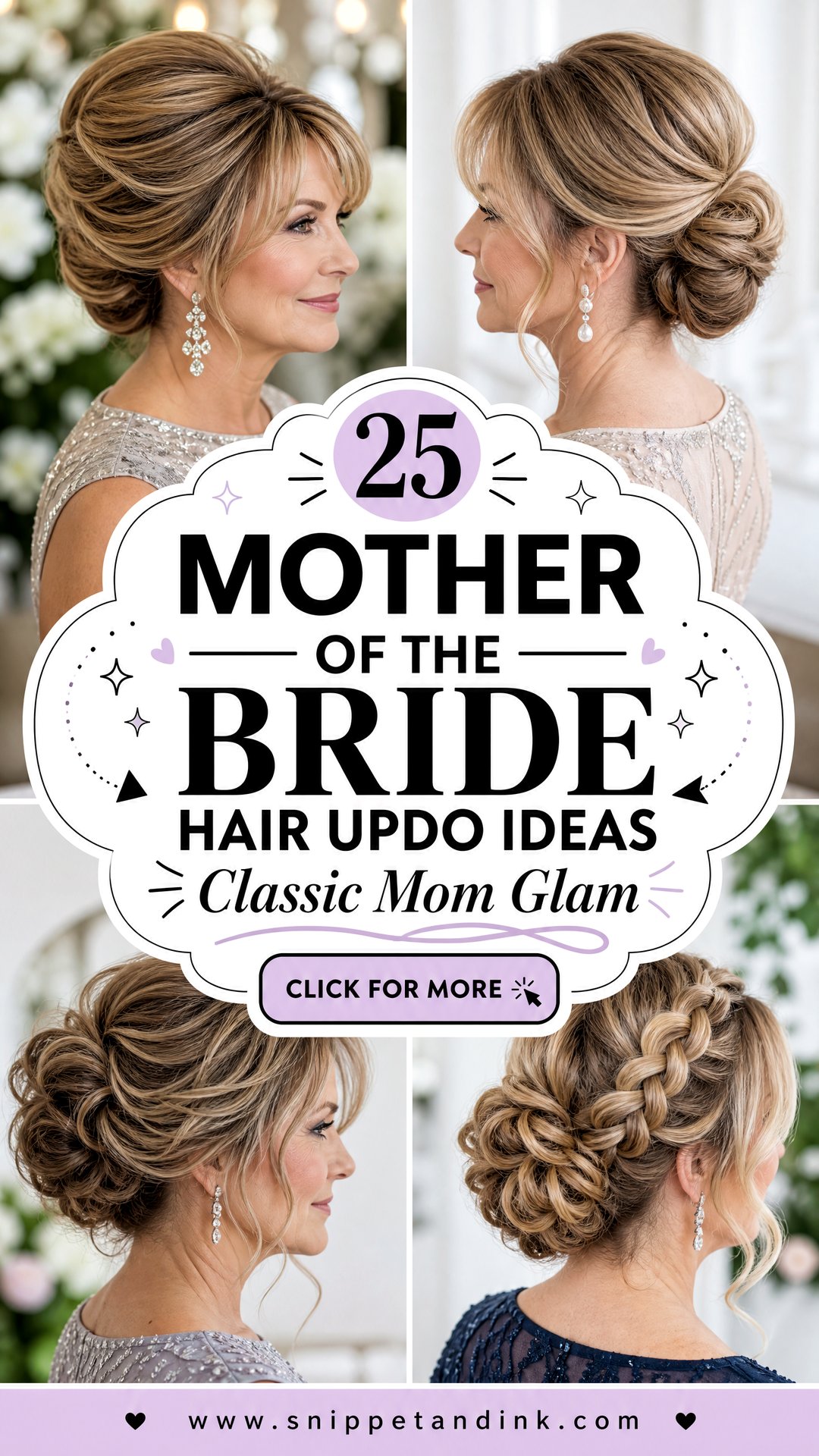 25 Mother of the Bride Hair Updo Ideas for Classic Glam - 25 Mother of the Bride Hair Updo Ideas for Classic Glam