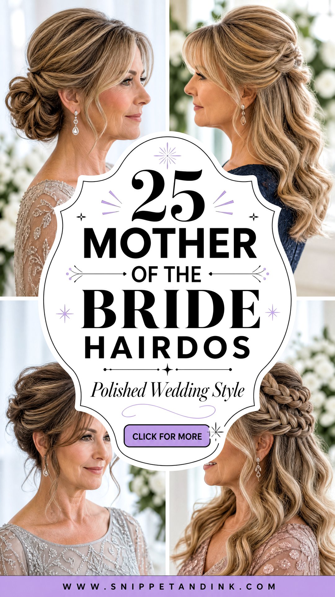 25 Mother of the Bride Hairdos for Polished Wedding Style - 25 Mother of the Bride Hairdos for Polished Wedding Style