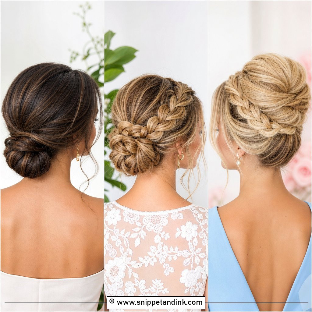 25 Mother of the Bride Updos for Timeless Wedding Elegance