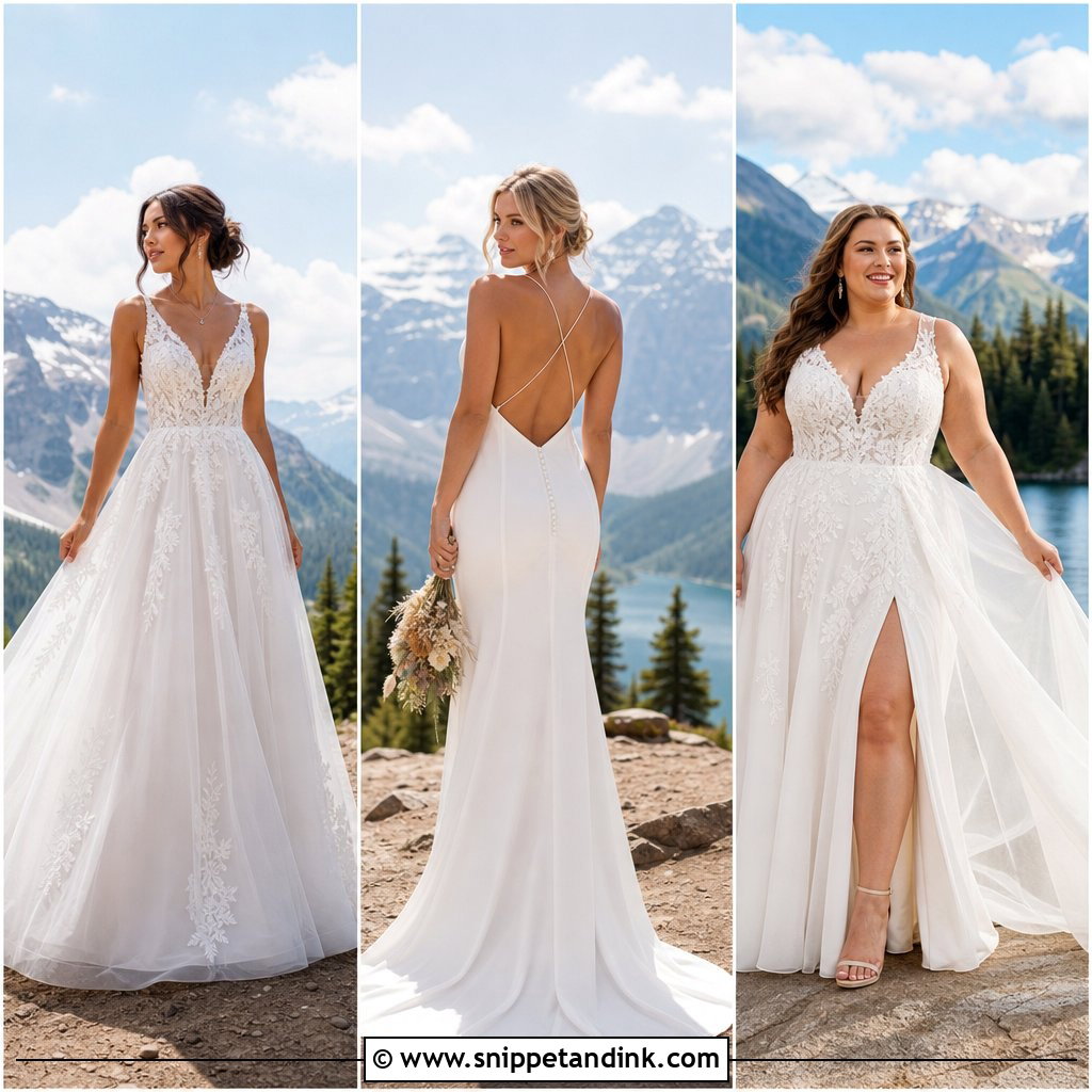 25 Mountain Elopement Dress Ideas for Wildly Romantic Vows