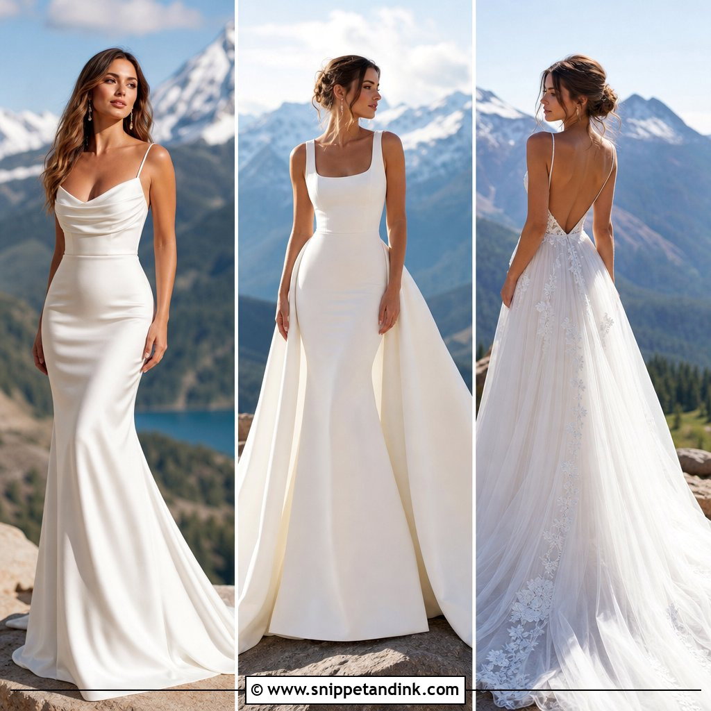 25 Mountain Wedding Dress Ideas
