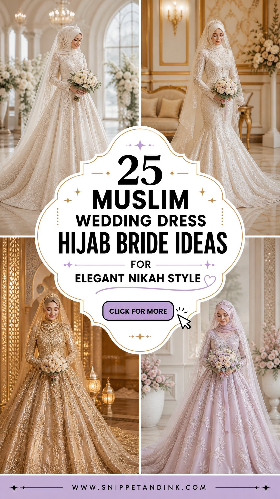 25 Muslim Wedding Dress Hijab Bride Ideas for Elegant Nikah Style - 25 Muslim Wedding Dress Hijab Bride Ideas for Elegant Nikah Style