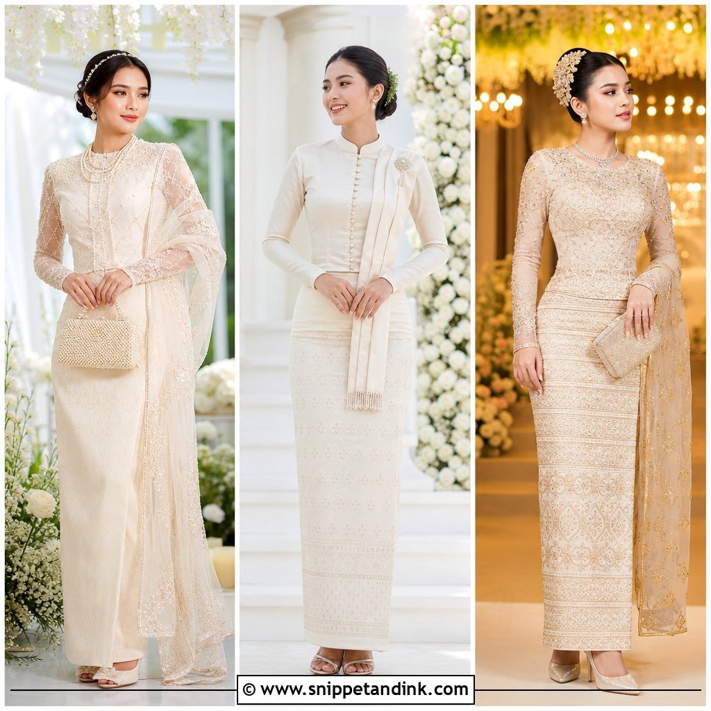 25 Myanmar Traditional Wedding Dress Ideas: Heritage Bridal Looks