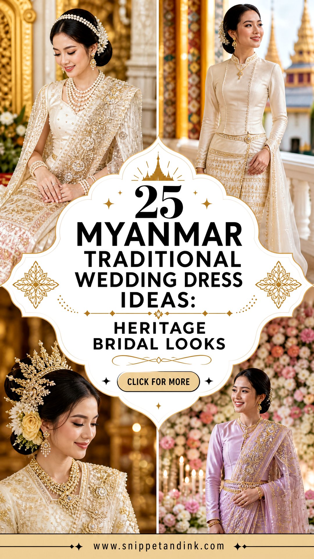 25 Myanmar Traditional Wedding Dress Ideas Heritage Bridal Looks - 25 Myanmar Traditional Wedding Dress Ideas: Heritage Bridal Looks