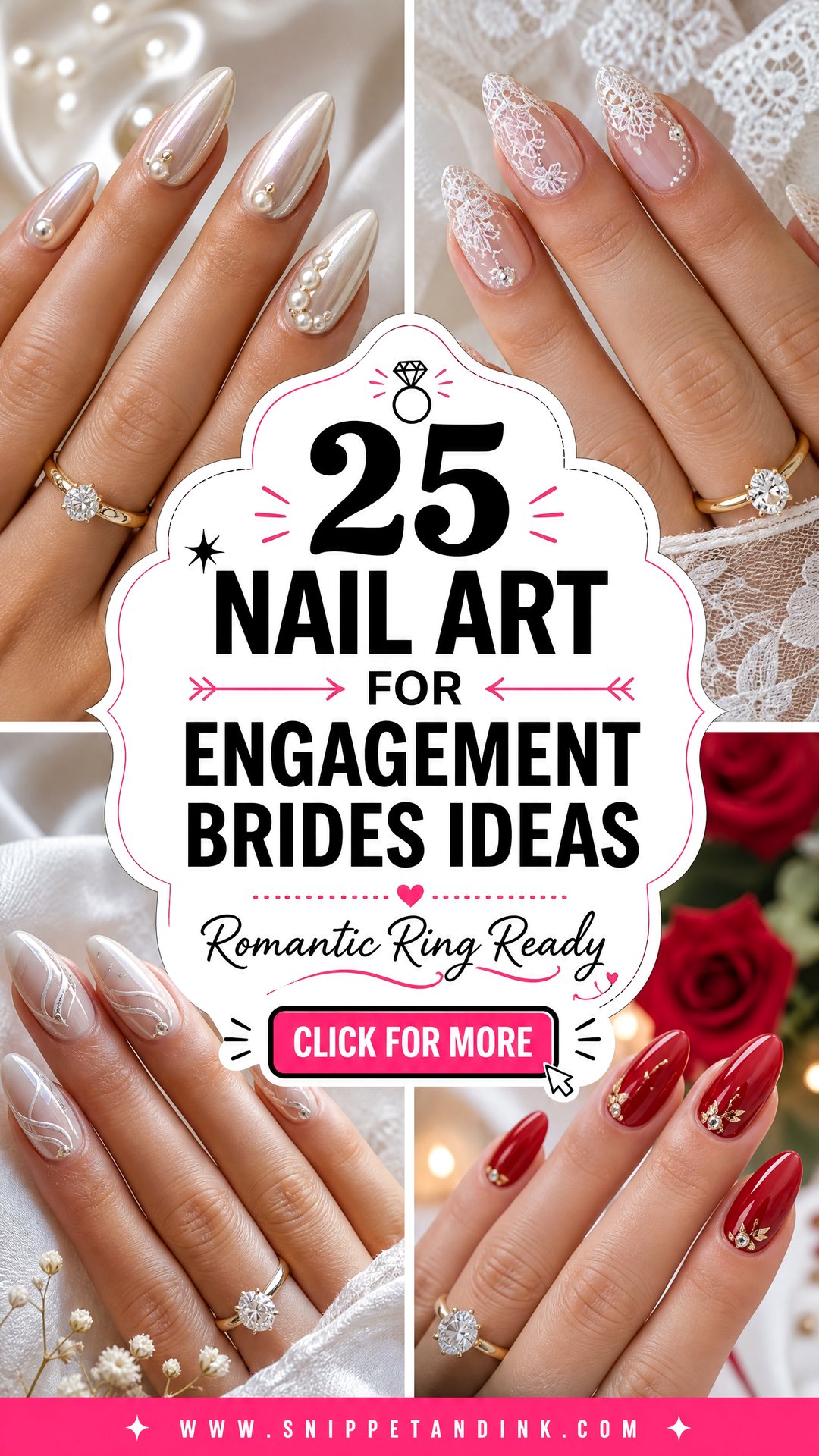 25 Nail Art for Engagement Brides Ideas Romantic Inspo - 25 Nail Art for Engagement Brides Ideas: Romantic Inspo