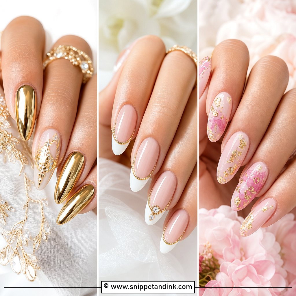 25 Nail Art for Wedding Indian Brides Ideas Luxe Inspo