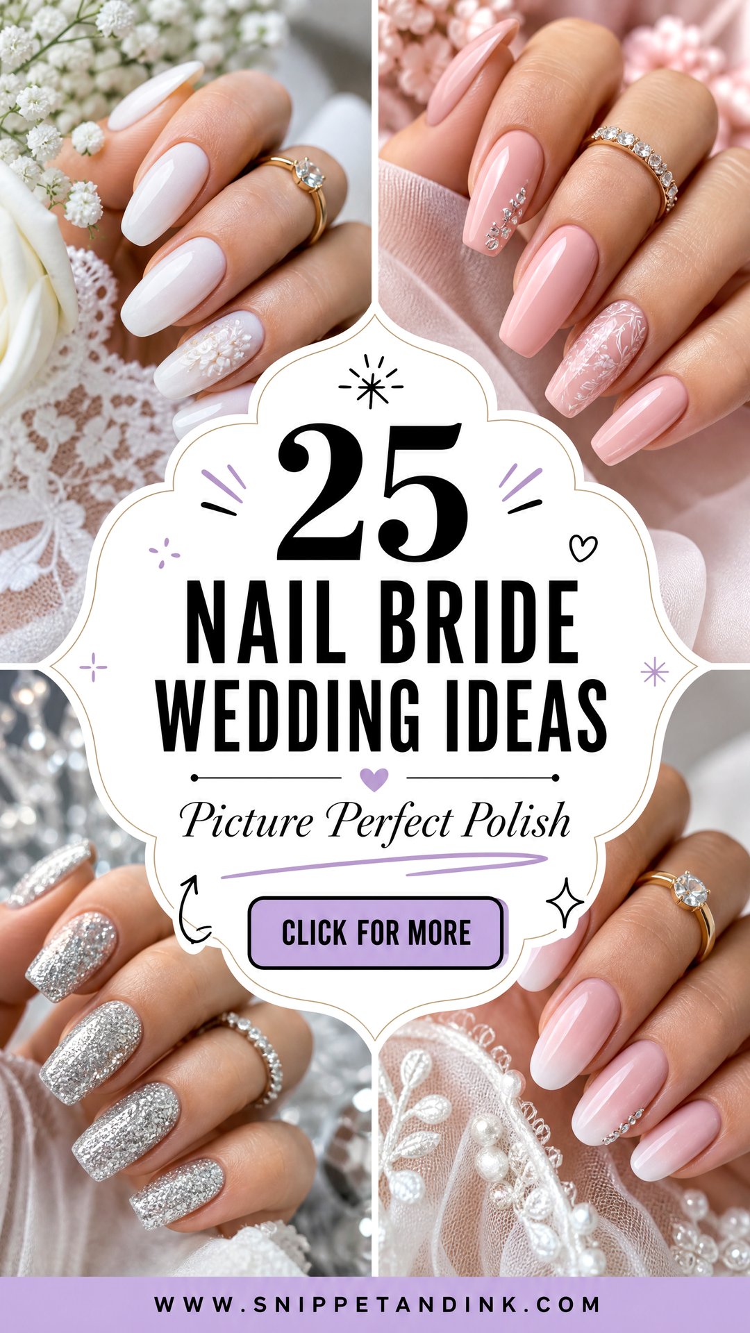 25 Nail Bride Wedding Ideas for a Picture-Perfect Look - 25 Nail Bride Wedding Ideas for a Picture-Perfect Look