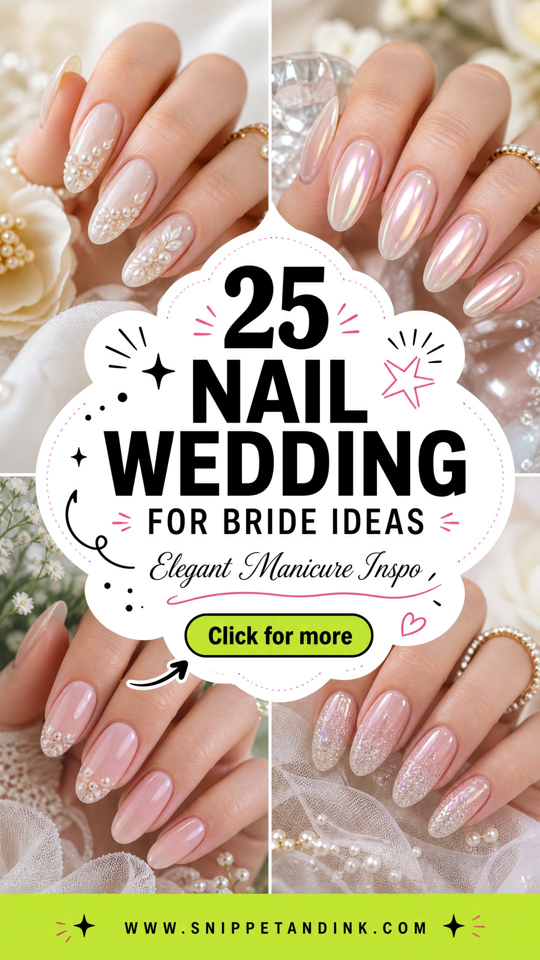25 Nail Wedding for Bride Ideas Elegant Manicure Inspo - 25 Nail Wedding for Bride Ideas: Elegant Manicure Inspo