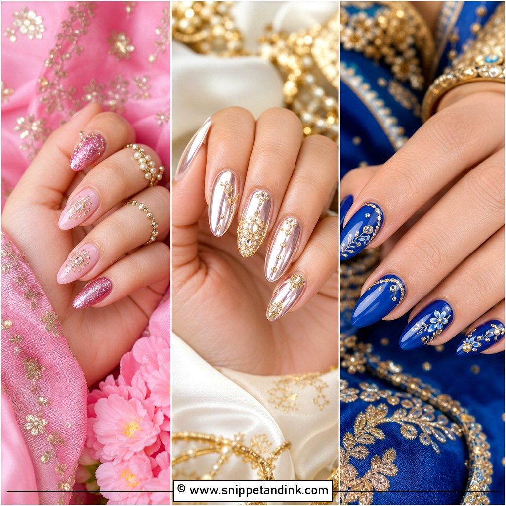 25 Nails for Indian Wedding Looks for Festive Brides Today