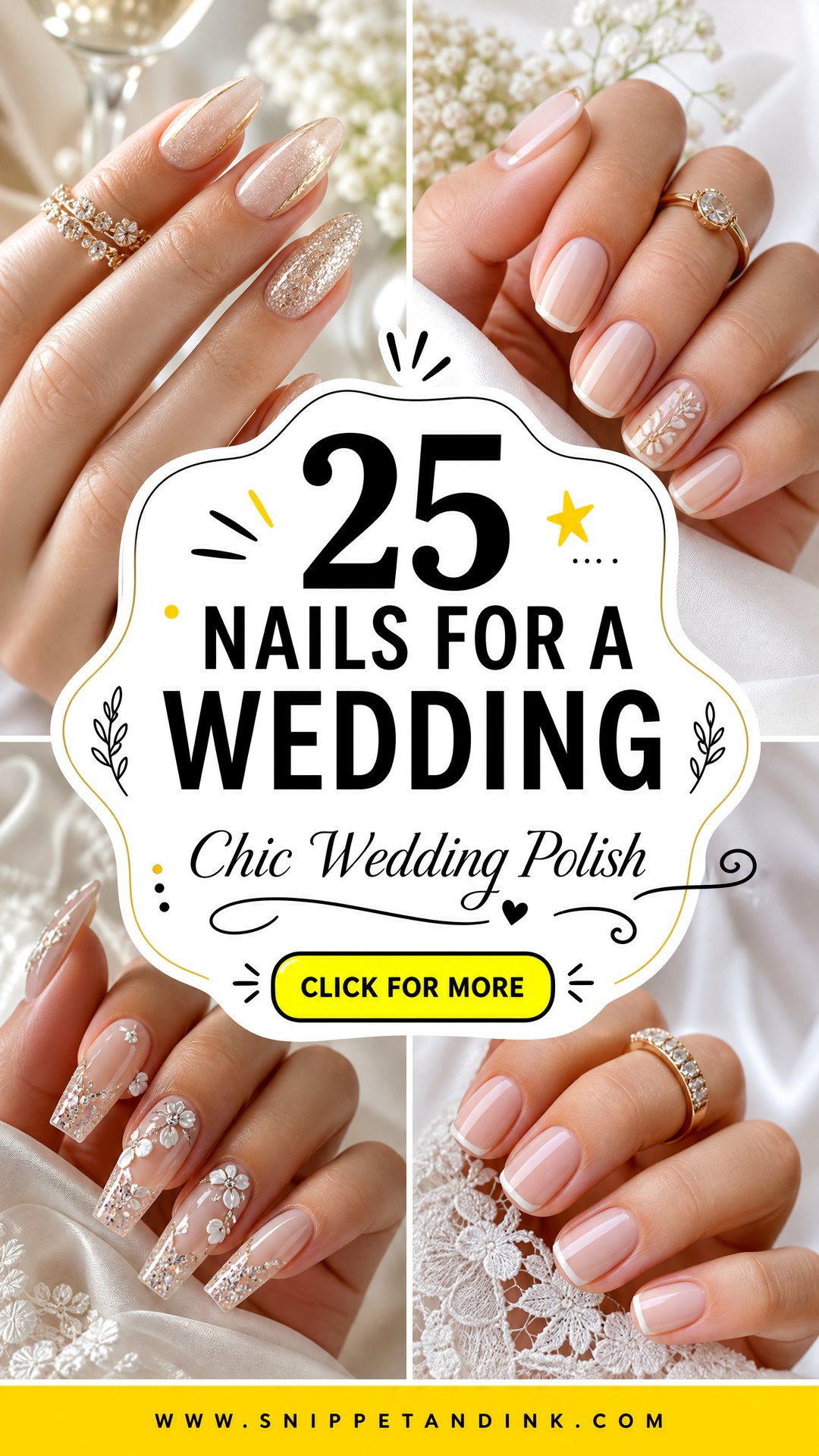 25 Nails for a Wedding Chic Ideas for Brides and Guests - 25 Nails for a Wedding: Chic Ideas for Brides and Guests